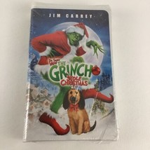 Dr Seuss How The Grinch Stole Christmas VHS Tape Jim Carrey Vintage New Sealed - £31.57 GBP