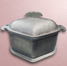 Guardian Service Ware Heavy Aluminum Roasting Pan w Lid Triangle Heart Vintage - £25.86 GBP