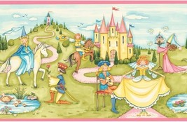 Waverly Princess Prince Queen Castle Unicorn Fairy Tale Wallpaper 5510350 - $22.49