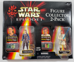 Hasbro 1999 Star Wars Padme Naberrie Obi-Wan Kenobi Figure Collector 2-Pack - £15.81 GBP