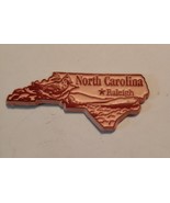 North Carolina die cut rubber fridge magnet pink Fred Raleigh bird mount... - $12.59 CAD