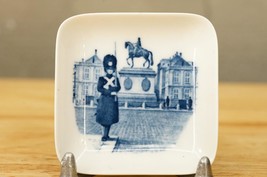 Royal Copenhagen Porcelain Delft Blue Denmark Small Square Butter Pat Plate - £8.69 GBP