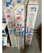 US Flag Set Kit(Pole, Flag, Bracket, Hardware) - $1,011.29 MXN