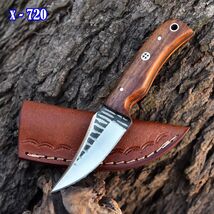 Best Hunting Knives Carbon Steel Skinning Knife Full Tang Pocket Neck  K... - $23.72