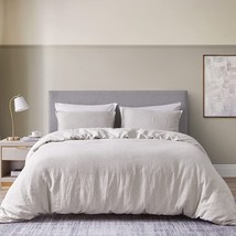 100% Linen Duvet Cover Set - Pure Natural French Flax Linen With 8 Corner Ties A - £174.24 GBP