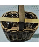 Vintage Woven Wicker Wine Bottle Basket - €14,60 EUR