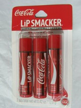 Lip Smacker Coca-Cole Lip Balm 3 Pack Flavor all Coca-Cole total net wt ... - £10.17 GBP