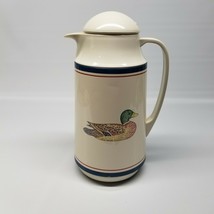 Corning Thermique Insulated Carafe One Quart Pitcher Corelle Pattern Mallards - £15.48 GBP