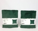 (Lot of 2) IKEA SPÖKSÄCKMAL Spoksackmal Cushion Cover Green Fur 20&quot; x 20... - £23.26 GBP