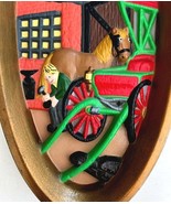 Blacksmith Horseshoe Shop MCM Ceramic Mold Wall Plaque Decor Art 1960-70... - $39.99