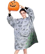 Wearable Blanket Hoodie Halloween Fleece Sweatshirt Blanket Gifts for Wo... - $46.65