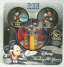 Mickey Mouse Pez Collectors Tin 80 Years Limited Ed Disney Collectibles ... - £15.21 GBP