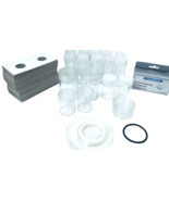 Specimen Vials Containers Plastic w/Glass Caps-Cards-Lighthouse Caps Lot... - $331.41 MXN