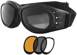 Bobster Eyewear Cruiser 2 Interchangeable Goggles Amber BCA2031AC - £39.82 GBP