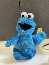 Feed Me Cookie Monster Talking Vibrating 14&quot; Sesame Street Plush Hasbro - $8.86