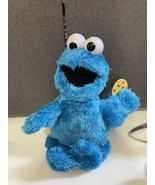 Feed Me Cookie Monster Talking Vibrating 14&quot; Sesame Street Plush Hasbro - £6.79 GBP