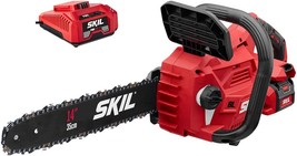 SKIL PWR CORE 40 Brushless 40V 14” Lightweight Chainsaw Kit with Tool-free, 10 - $193.99