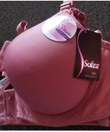 Sofra Brand ~ Women&#39;s Size 38C ~ Full Coverage ~ Rose in Color Bra  - $42.10 CAD