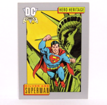 1992 DC Comics Series 1 Cosmic Cards Hero Heritage Silver Age Superman #17 - £7.39 GBP