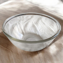 Unbranded Clear Glass Medium Mixing Bowl 8.5” Dia 4&quot; Depth Salad Cake Ba... - $13.10