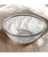 Unbranded Clear Glass Medium Mixing Bowl 8.5” Dia 4&quot; Depth Salad Cake Ba... - $244.43 MXN