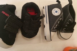 AND1 Infant/Toddler Sneakers, Triple Strap, Black/Red &amp; Baby Baby Side 2 - £11.25 GBP