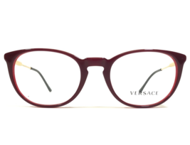 Versace Eyeglasses Frames MOD.3227 5188 Burgundy Purple Red Gold Round 5... - £93.25 GBP