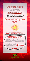 RCScrewZ Stainless Steel Screw Kit ass034 for Associated SC8 C.O.R.R. - £39.52 GBP