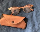 Vintage 1950&#39;s Cat Eye Glasses 10.12K Gold Filled Frames Bifocals Made i... - $69.89