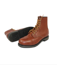 NOS Vtg 90s Red Wing Shoes Mens 11 D Insulated Leather Steel Toe Boots Brown USA - £388.83 GBP