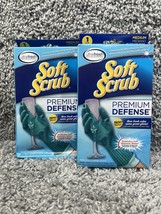 Soft Scrub Premium Defense Glove Medium 1 Pair 2 Pack Bundle Set Blue  - $15.12