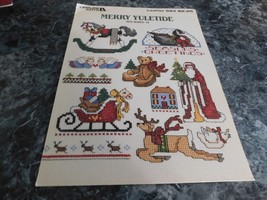 Merry Yuletide Leaflet 594 Leisure Arts Cross Stitch - £2.38 GBP