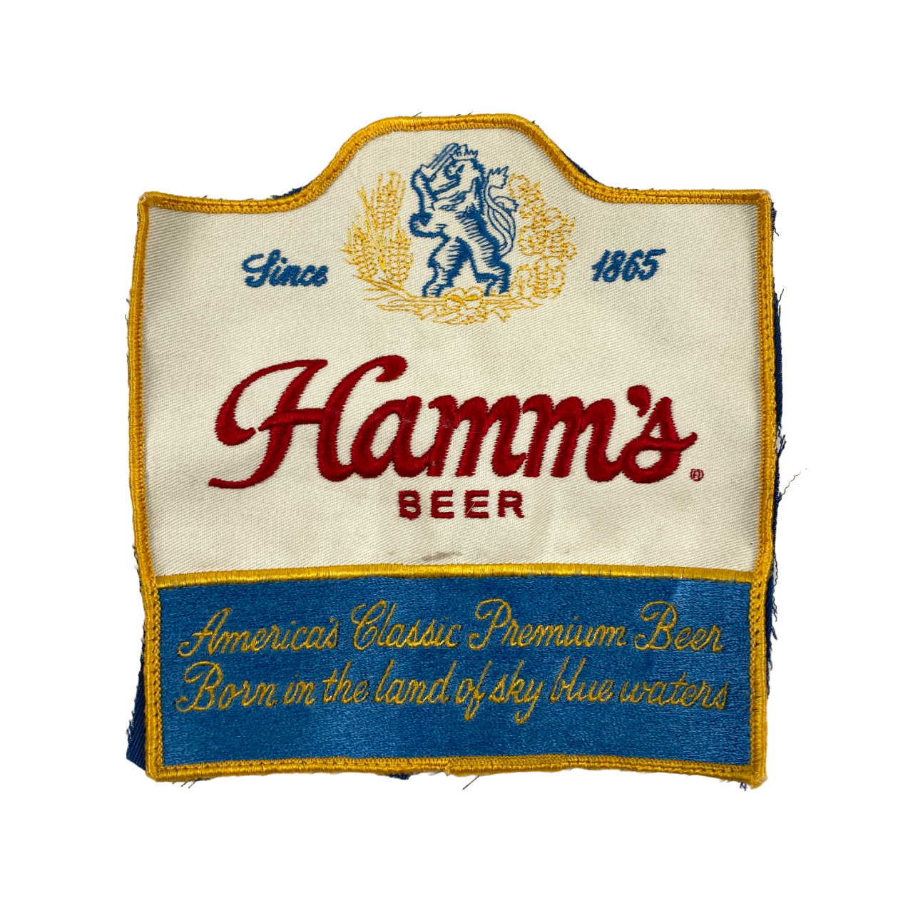 Hamms Beer Patch Embroidered Sew On Patch Vintage - £19.94 GBP