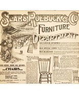 1900 Furniture Department Advertisement Victorian Sears Roebuck 5.25 x 7&quot;  - $18.49