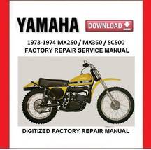 1973 YAMAHA MX250 MX360 SC500 Factory Service Repair Manual  - £15.73 GBP