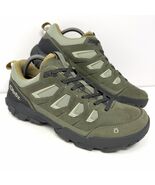 Oboz Mens Sawtooth X Low Hiking Shoe Sz 9 Olive Green Tan Photo Sample Pair NWOB - $59.35