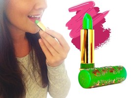 2x Magic Lipstick Color Changing Green to Pink, Summer Natural Shade, Lipstick  - £14.22 GBP
