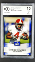 2012 Leaf Draft Blue #32 Marquis Maze RC Rookie Alabama BCCG 10 Mint or Better - £3.89 GBP