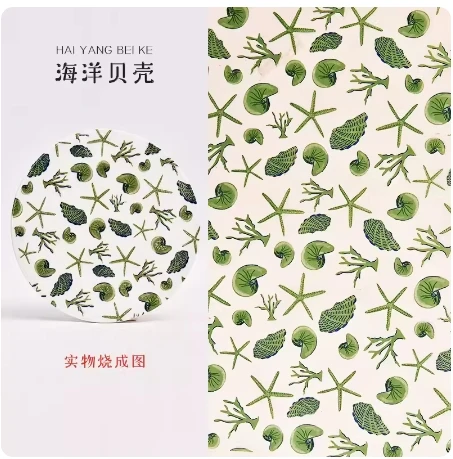 1PC New Pottery Clay Underglaze Cartoon Decal Paper DIY Ceramic shell-1pcs - $7.82