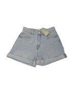 Junior&#39;s H&amp;M Mom- Shorts Size 4 Denim Cuffed New With Tags - $14.80