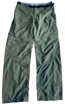 Patagonia Grey Convertible Pants Into Shorts Womens Size Medium Olive Green - £27.84 GBP