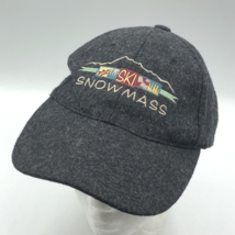 Vintage Ski Snowmass Colorado Resort Wool Blend Strapback Cap Adjustable... - $49.49