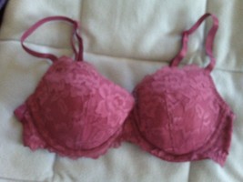 george pink padded underwired bra uk 36C  usa 36B  euro 80C  france 95C - £8.34 GBP