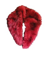 Red Faux Fur Neckwarmer Scarf - $14.99