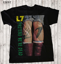 L7 - Pretend We&#39;re Dead, Black T_shirt Short Sleeve - $16.99
