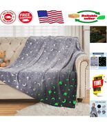 Soft and Warm Galaxy Throw Blanket 50”x60” - Glows in the Dark for All Ages - $664.49 MXN