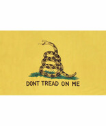 Don&#39;t Tread On Me 3&#39;x5&#39; Gadsden Poly FLAG and Pin NEW Survival NO Govern... - $14.80