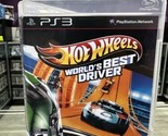 Hot Wheels World&#39;s Best Driver (PlayStation3, 2013, PS3) Complete Tested! - £16.33 GBP