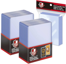 50 Count Top Loaders Trading Card Sleeves, Hard Plastic Toploaders Penny Card Sl - £11.84 GBP
