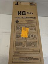 Everbilt 4 in. x 25 ft. Insulated Flexible Air Duct R6 Silver Jacket Cla... - $31.56